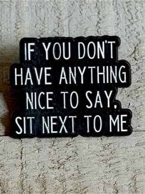 Snarky Pin for Collar, Hat and more
